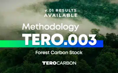 Methodology TERO.003 – Carbon Stock in Forests Version 1.0 launched