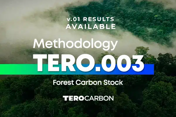 Methodology TERO.003 – Carbon Stock in Forests Version 1.0 launched